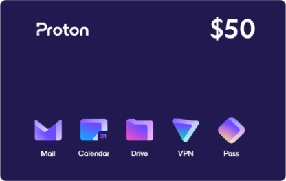 Proton gift card $50